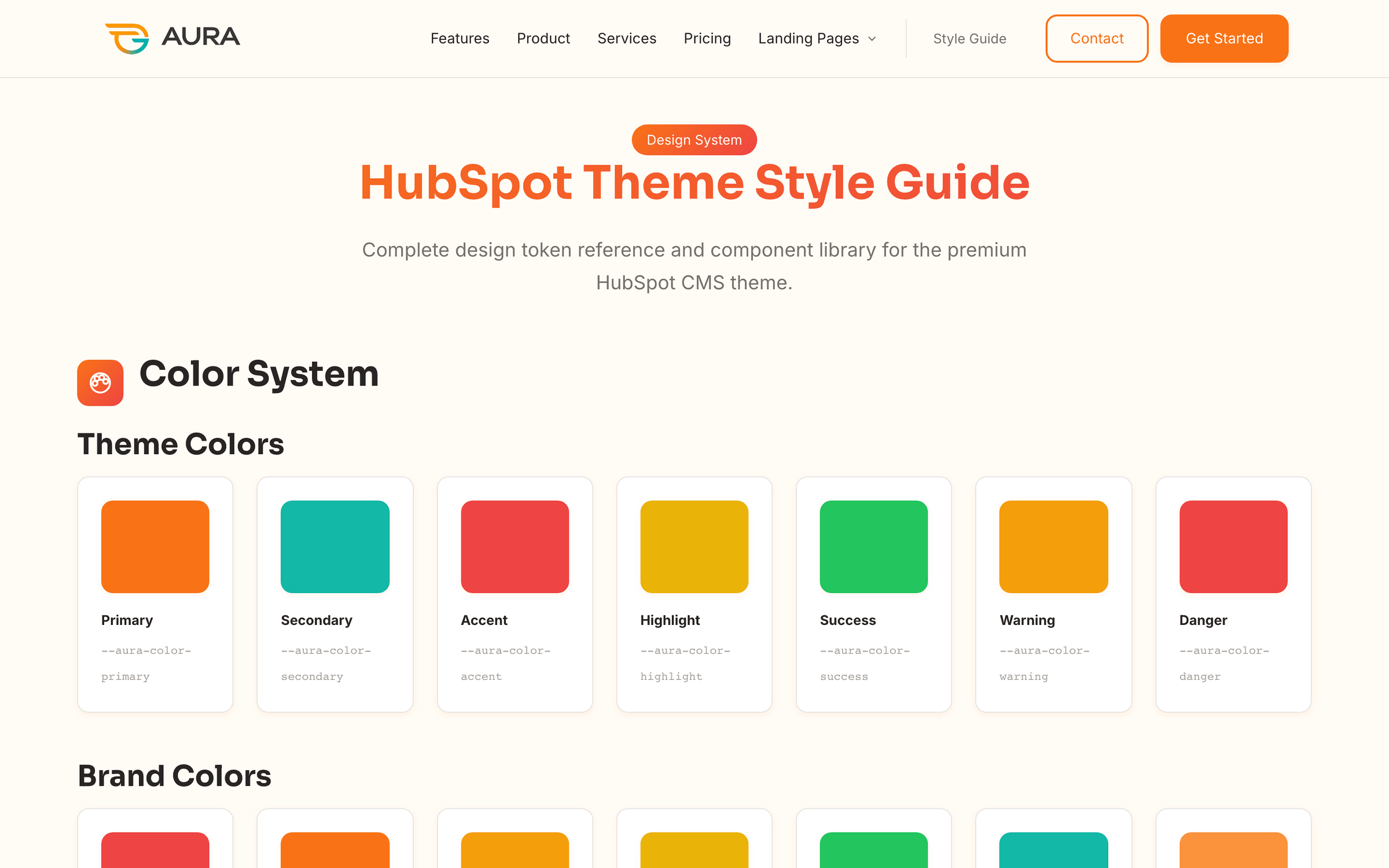 Aura style guide